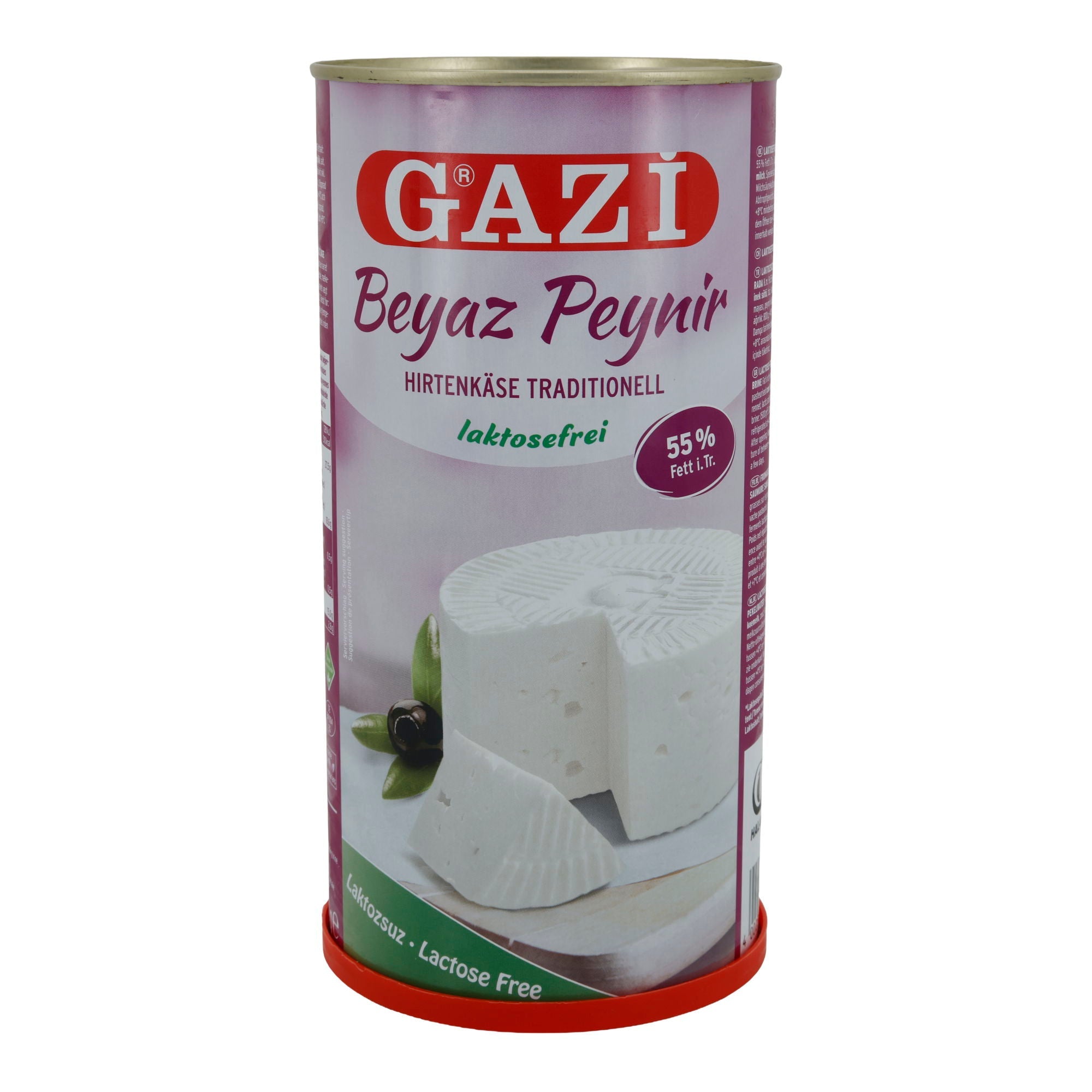Hirtenkäse Gazi Beyaz Peynir Laktosefrei | Traditionell | 55 % Fett i. Tr. in Salzlake | 1500 g GAZI